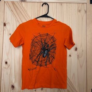 The Children's Place Orange Spider Web Tee